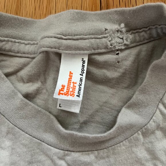 American Apparel: 3 Screenprinted summer shirts - Picture 4 of 4